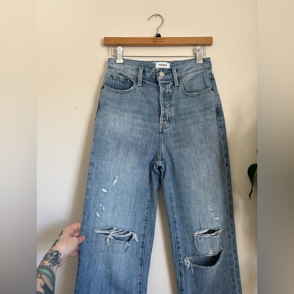 Pistola Distressed Highrise Cassie Denim - Picture 5 of 8